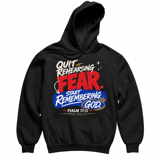 Quit Rehearsing Fear Premium Hoodie