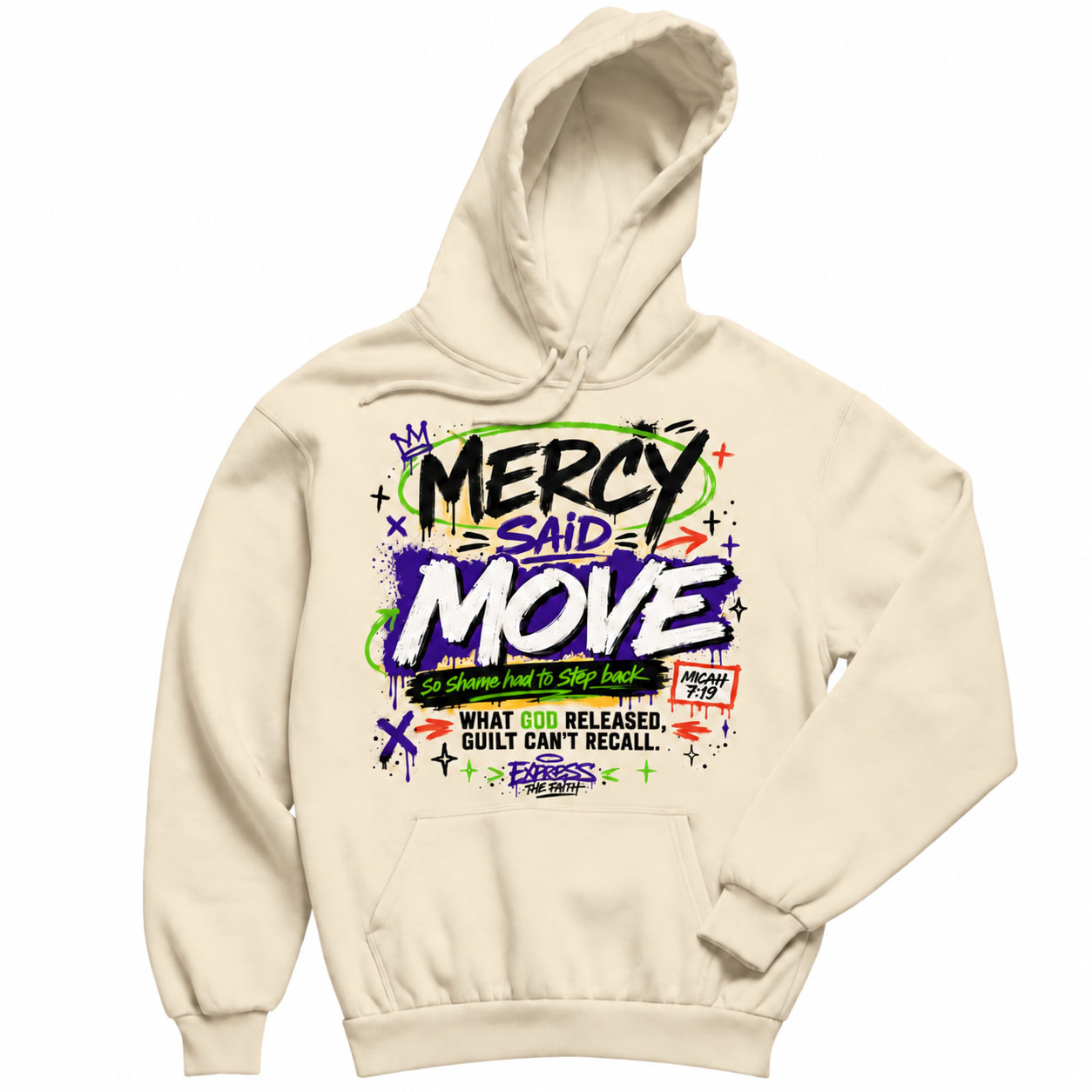 Mercy Said Move Premium Hoodie