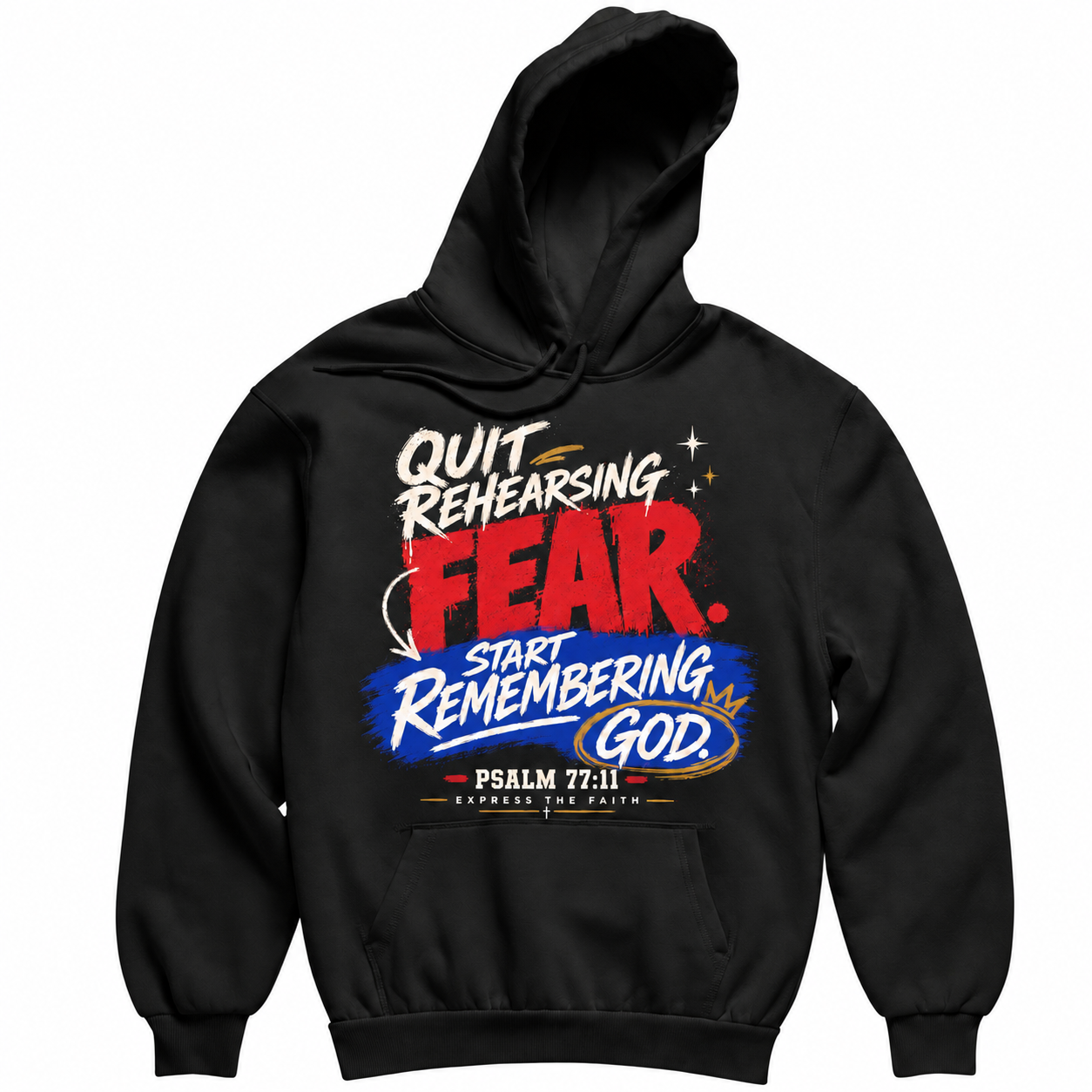 Quit Rehearsing Fear Premium Hoodie