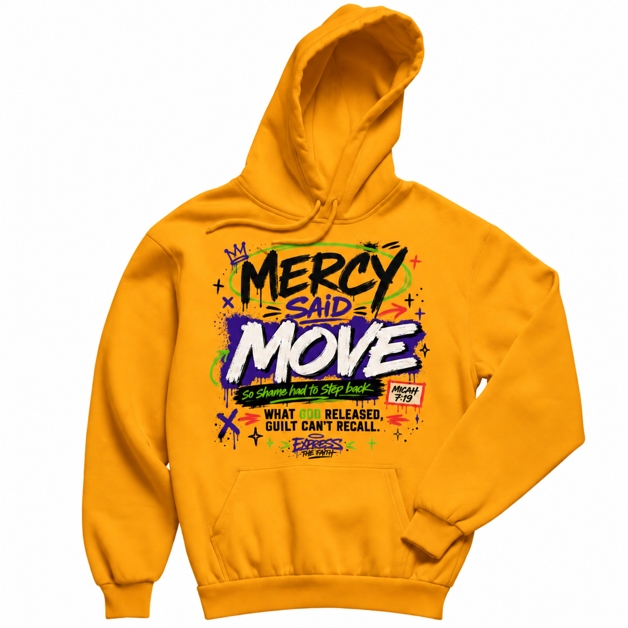 Mercy Said Move Premium Hoodie