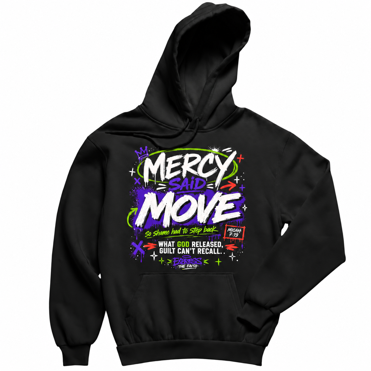 Mercy Said Move Premium Hoodie